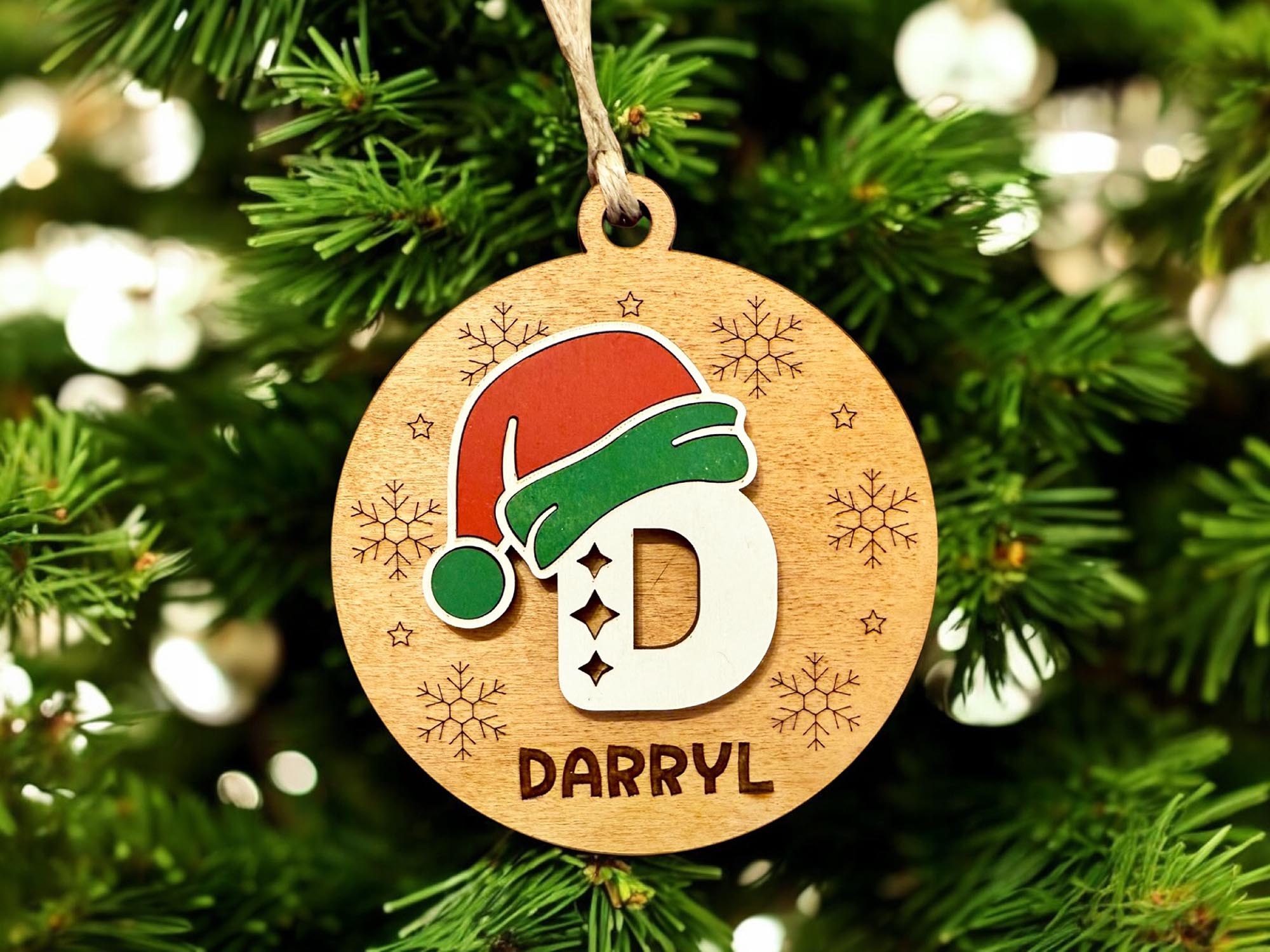 Letter Hat Ornaments A-Z